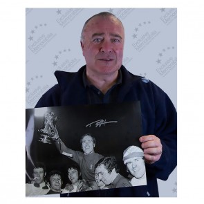 Ron Harris Signed Chelsea Photo: Victory Over Leeds