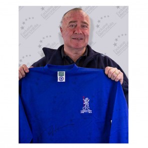 Ron Harris Signed Chelsea 1970 Football Shirt Long Sleeve