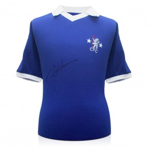  Ron Harris Signed 1978 Chelsea Football Shirt 