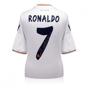 Cristiano Ronaldo Signed Real Madrid 2013-14 Football Shirt