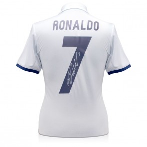Cristiano Ronaldo Signed Real Madrid 2016-17 Shirt