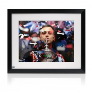 Ronnie O'Sullivan Signed Snooker Photo: 7th World Championship. Framed