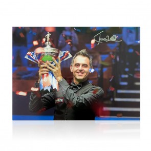 Ronnie O'Sullivan Signed Snooker Photo: Sixth World Title