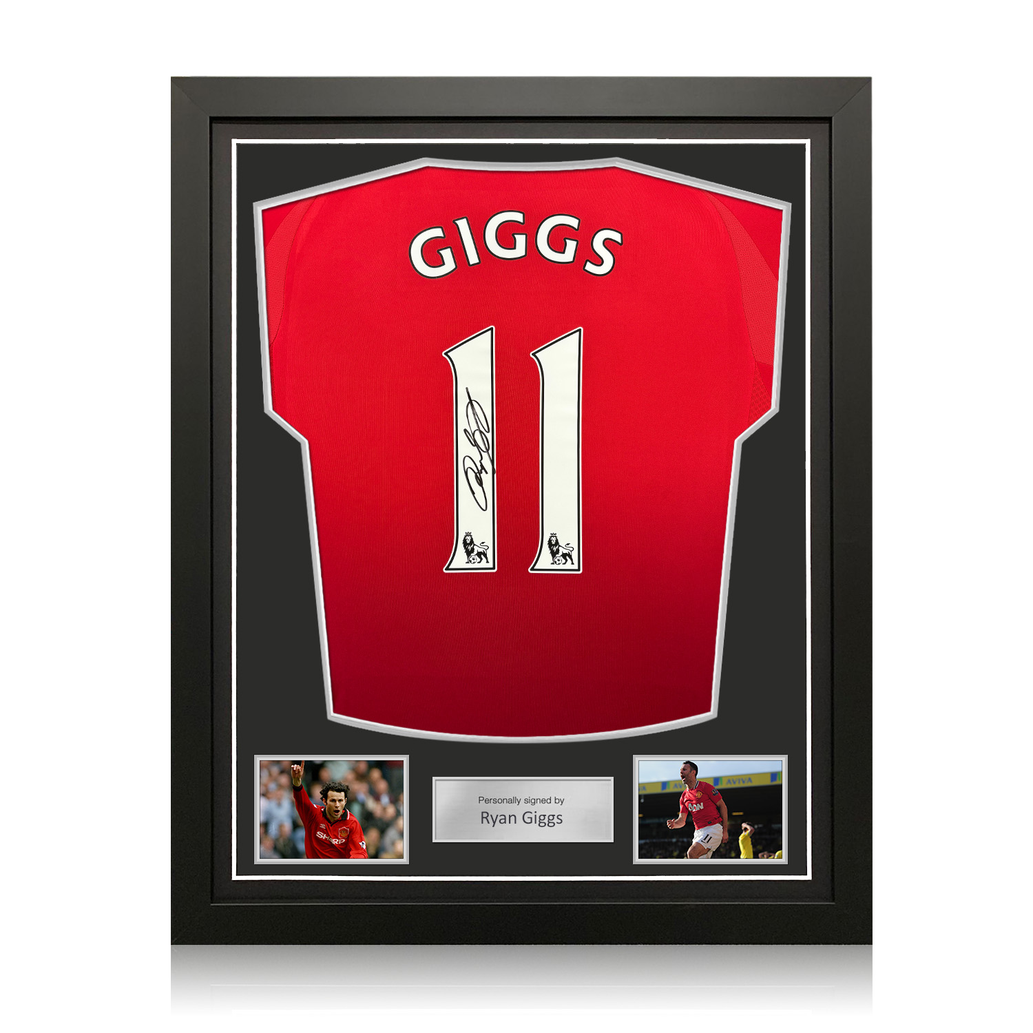Ryan Giggs Signed Manchester United 2024-25 Football Shirt. Standard Frame