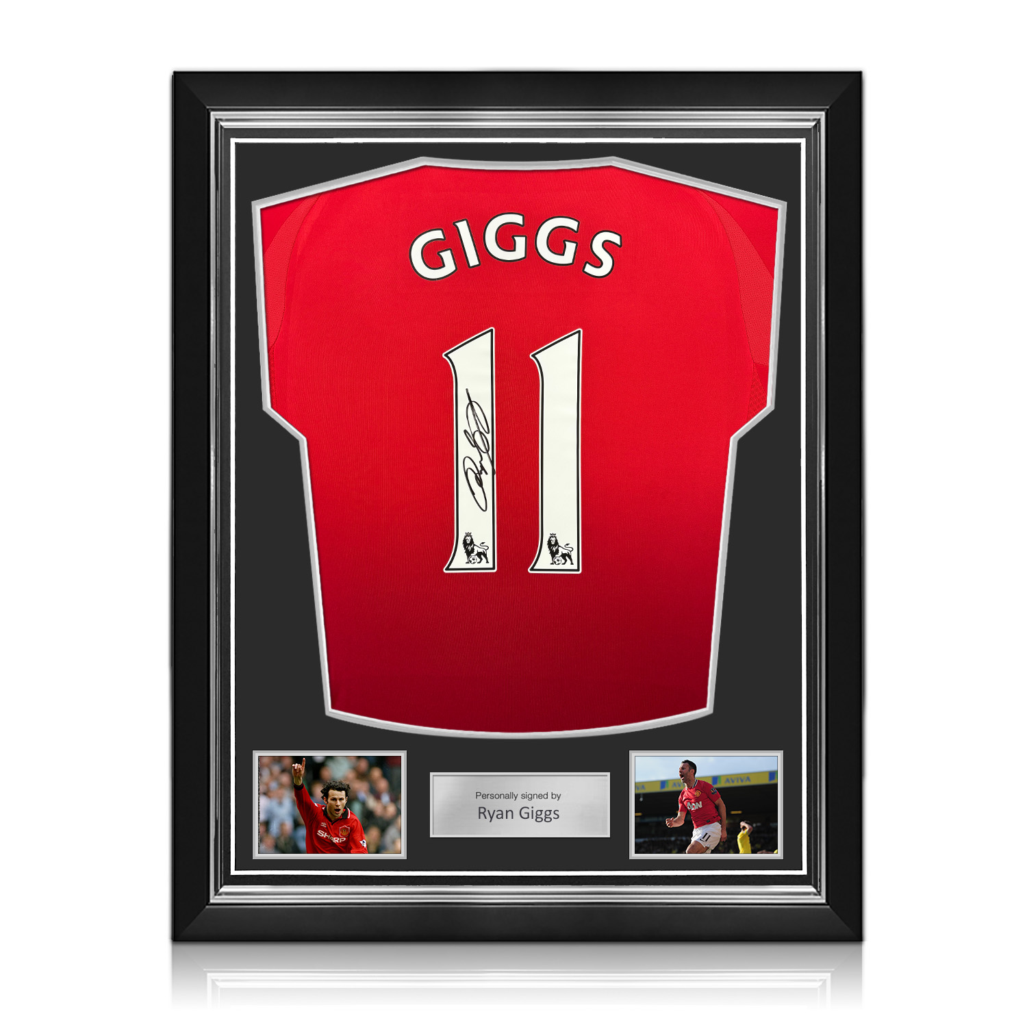 Ryan Giggs Signed Manchester United 2024-25 Football Shirt. Superior Frame