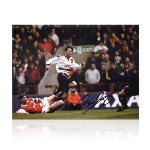 Ryan Giggs Signed Manchester United Photo: Semi-Final Wonder Goal