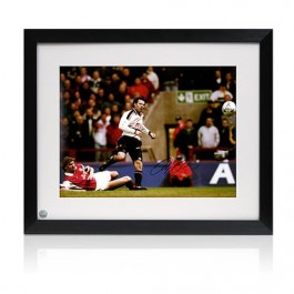 Ryan Giggs Manchester United Signed Photo: FA Cup Semi-Final Wonder Goal. Framed