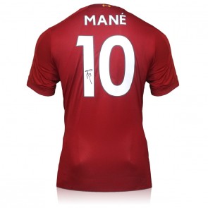Sadio Mane Signed Liverpool 2019-20 Football Shirt