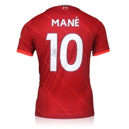 Sadio Mane Signed Liverpool 2021-22 Football Shirt