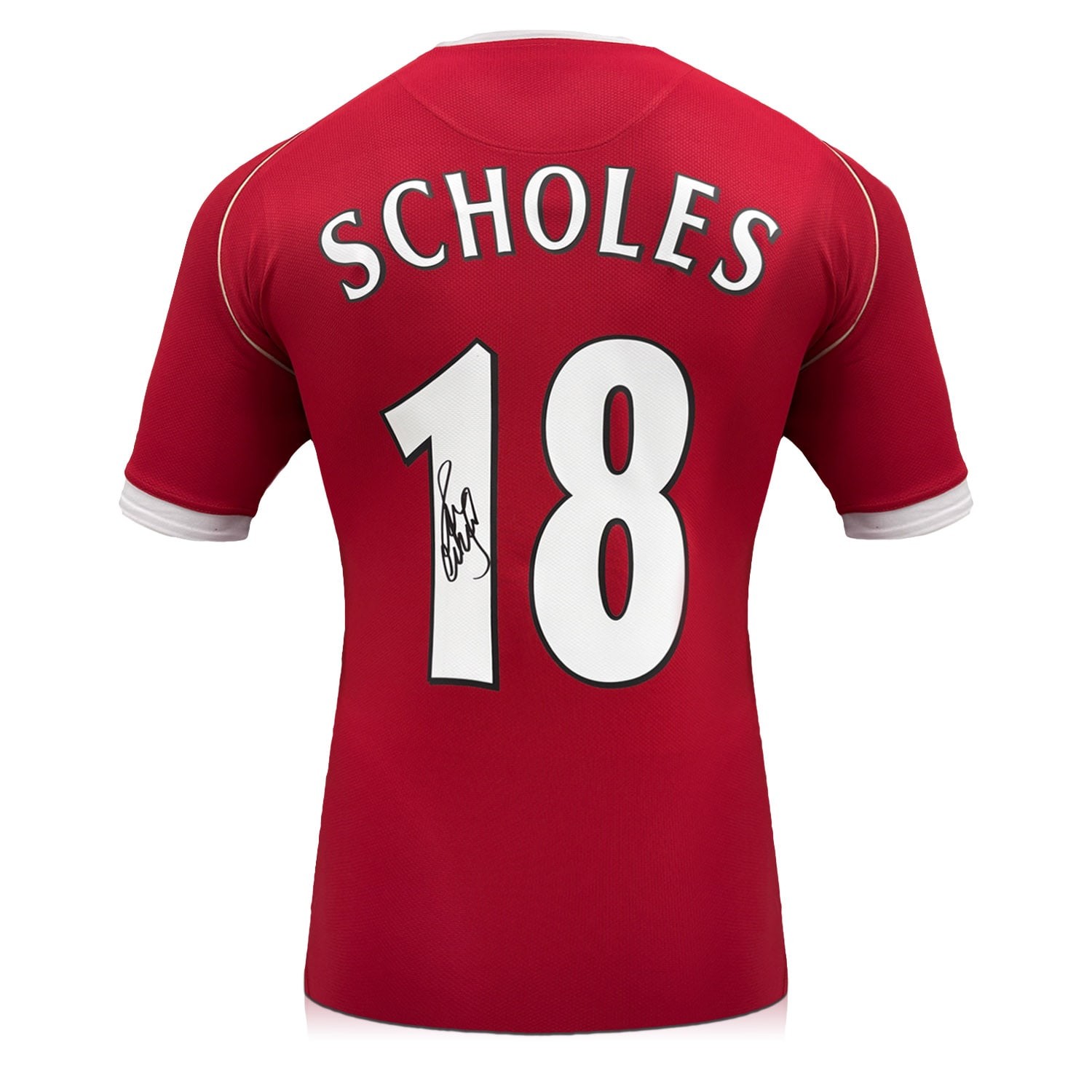 Paul Scholes Signed Original Manchester United 2006-07 Football Shirt