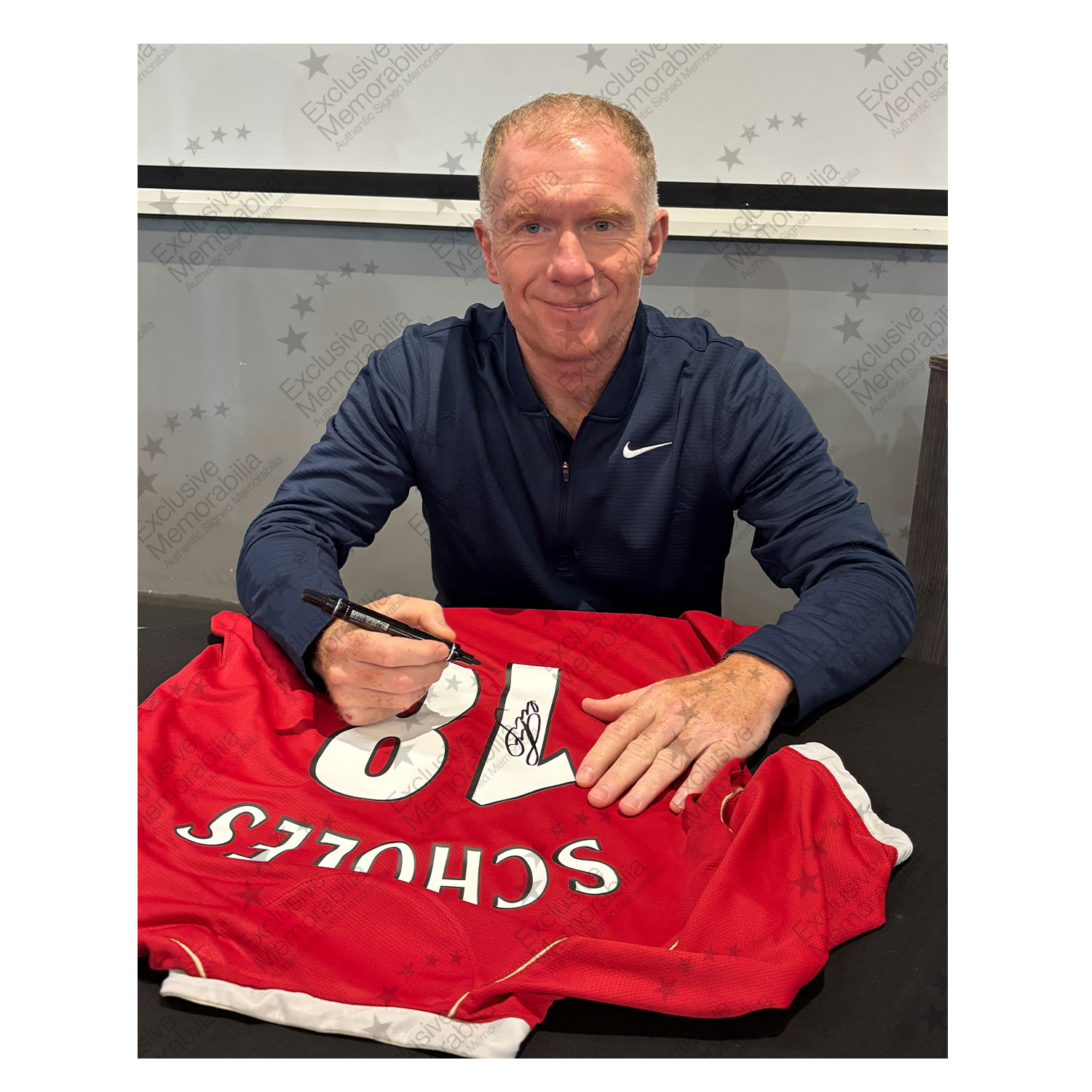 Paul Scholes Signed Original Manchester United 2006-07 Football Shirt