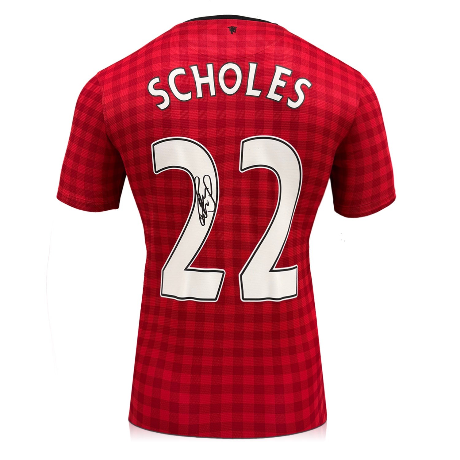 Paul Scholes Signed Original Manchester United 2012-13 Football Shirt