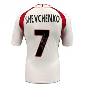 Andriy Shevchenko Signed Original AC Milan 2000-02 Away Football Shirt