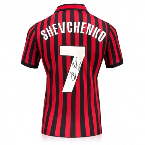 Andriy Shevchenko Signed AC Milan 2000 Centenary Football Shirt