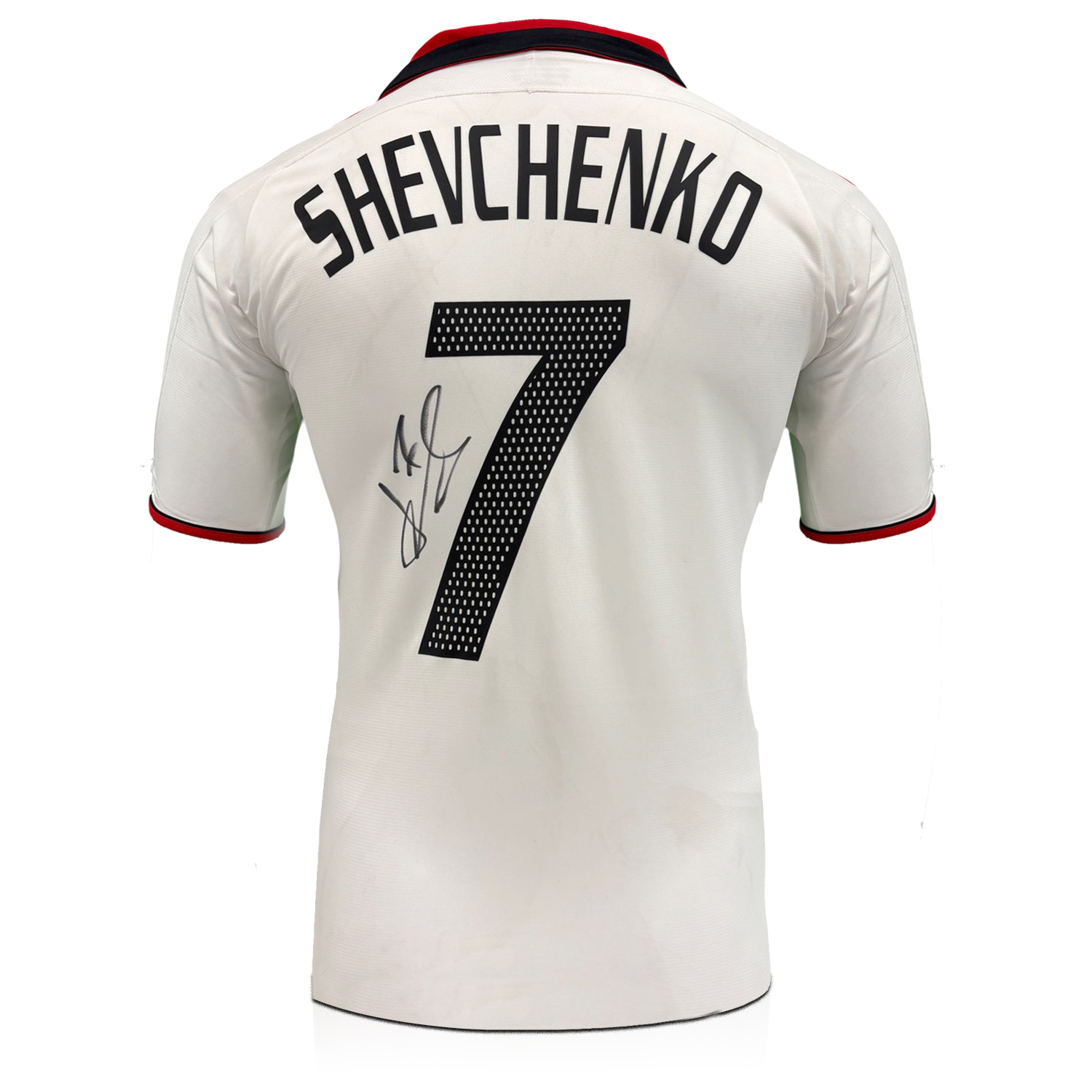 Andriy Shevchenko Signed Original AC Milan 2003-04 Player Issue Away Shirt (Original Print)