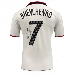 Andriy Shevchenko Signed Original AC Milan 2003-04 Player Issue Away Shirt (Original Print)