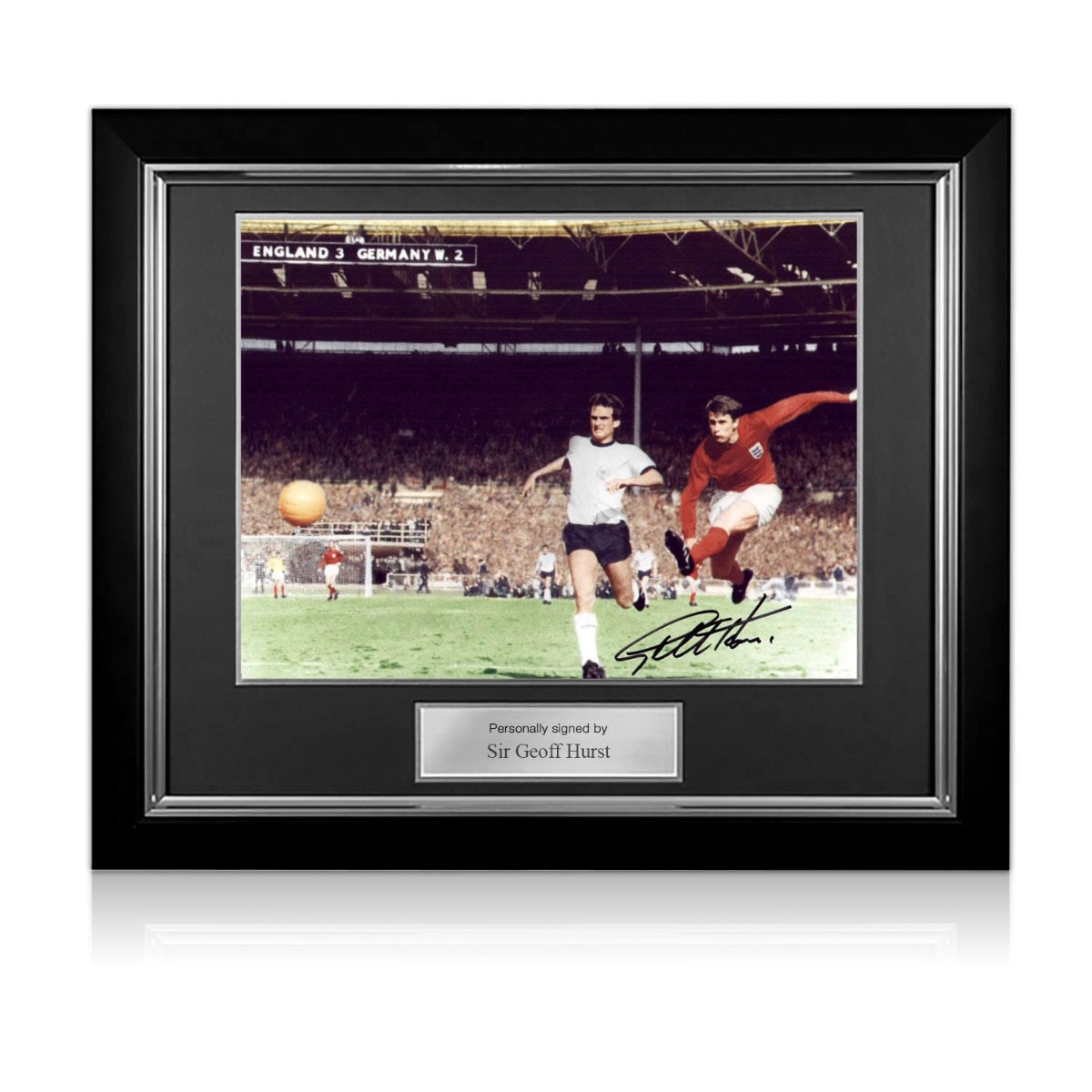 Sir Geoff Hirst England 1966 World Cup Football Signed Autograph PRINT 6x4" GIFT 