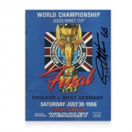 Sir Geoff Hurst Signed World Cup Programme 