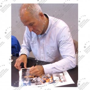 Steve Bull Signed Wolves Photo: Club Legend. Framed