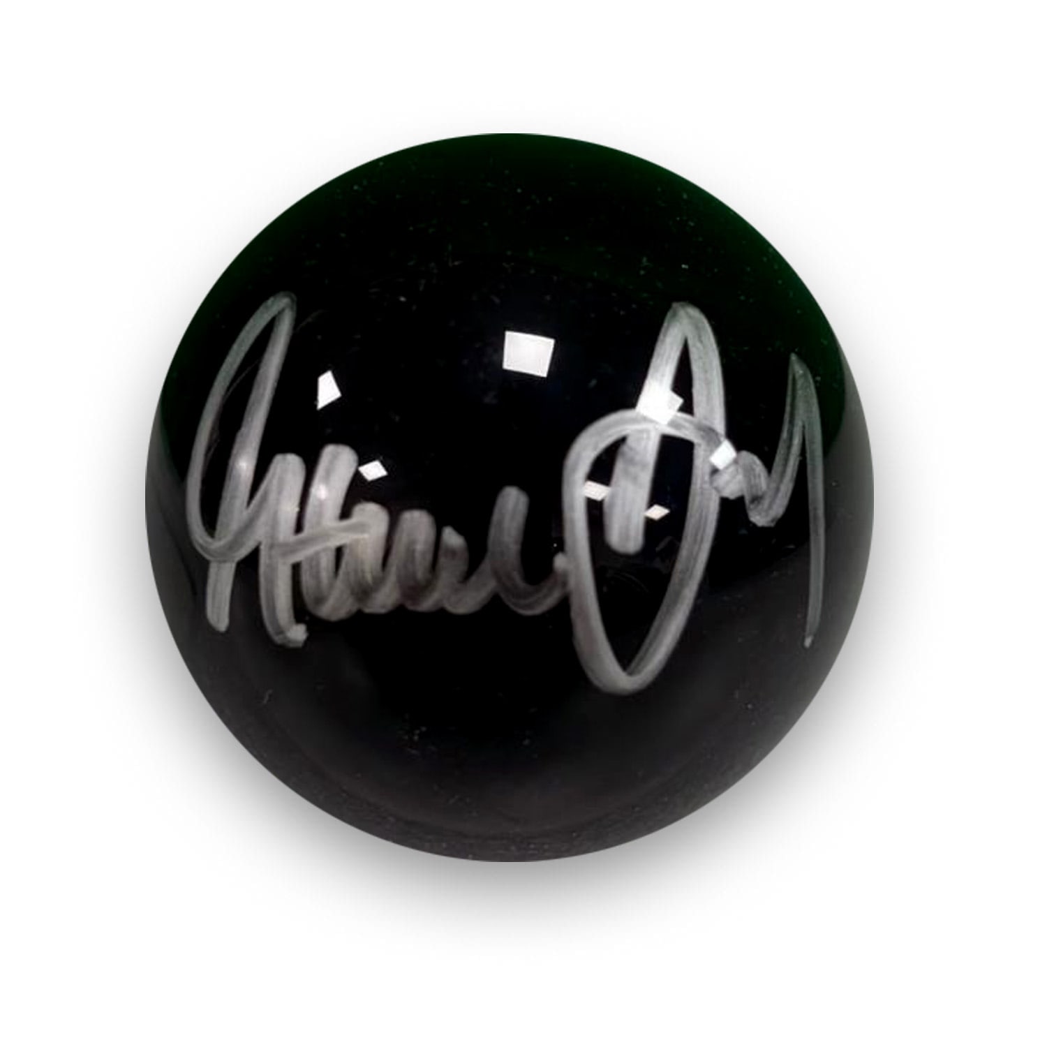 Steve Davis Signed Black Snooker Ball