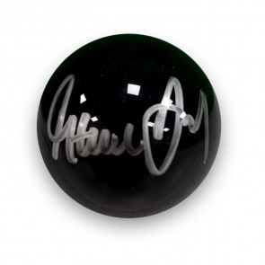 Steve Davis Signed Black Snooker Ball