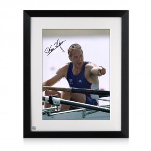 Sir Steve Redgrave Signed And Framed Photo: Five Time Olympic Champion