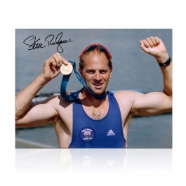 Steve Redgrave Signed Olympics Rowing Photo: Sydney Gold Medal