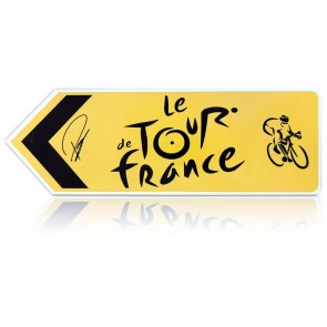 Tadej Pogacar Signed Tour de France Street Sign