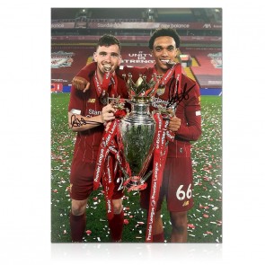 Trent Alexander-Arnold & Andy Robertson Signed Liverpool Football Photo