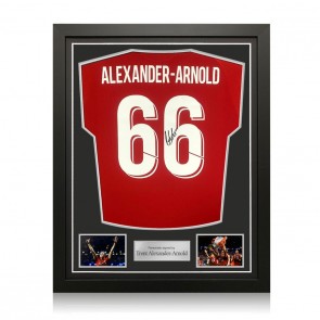 Trent Alexander- Arnold Signed Liverpool 2018-19 Football Shirt. Standard Frame