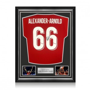 Trent Alexander-Arnold Signed Liverpool 2018-19 Football Shirt. Superior Frame