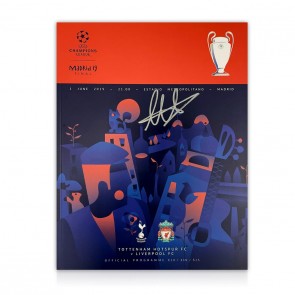 Trent Alexander-Arnold Signed 2018-2019 Champions League Programme