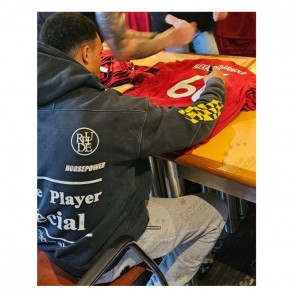 Trent Alexander-Arnold Signed Liverpool 2019-20 Football Shirt (Fan Style). Standard Frame