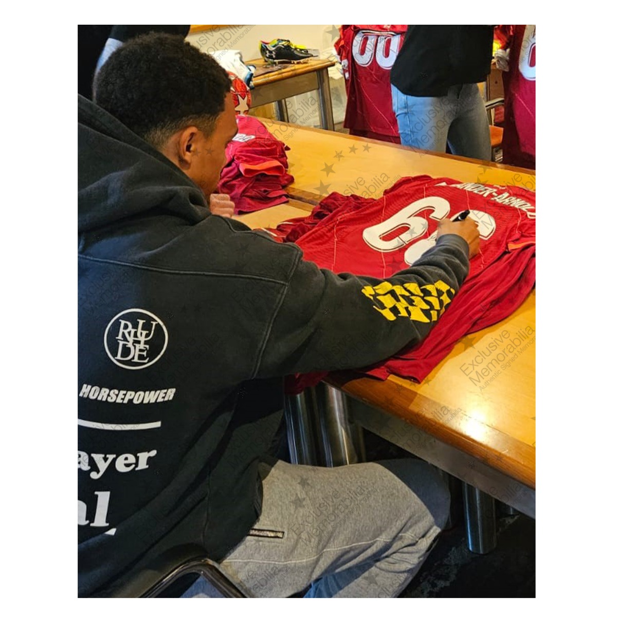 Trent Alexander-Arnold Signed Liverpool 2021-22 Football Shirt. Icon Frame