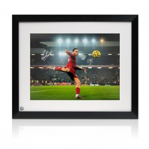 Trent Alexander-Arnold Signed Liverpool Football Photo: Perfect Strike. Framed