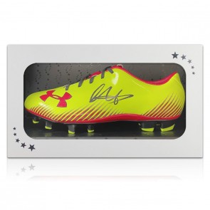 Trent Alexander- Arnold Signed Football Boot: Yellow And Red. Gift Box