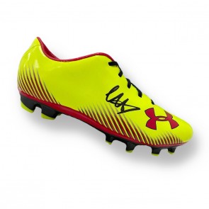 Trent Alexander- Arnold Signed Football Boot: Yellow And Red