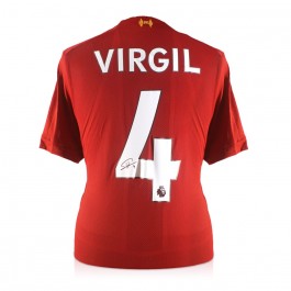 Virgil Van Dijk Signed Liverpool Shirt 