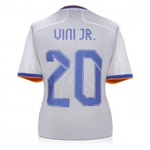 Vinicius Junior Signed Real Madrid 2021-22 Football Shirt
