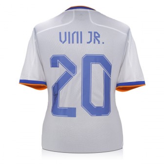 Pre-Order Vinicius Junior Signed Real Madrid 2021-22 Football Shirt