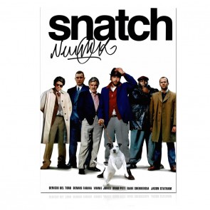 Vinnie Jones Signed Snatch Film Poster