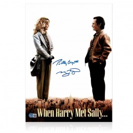 Billy Crystal & Meg Ryan Signed When Harry Met Sally Poster