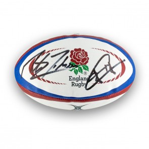  Jonny Wilkinson And Martin Johnson Signed England Rugby Ball