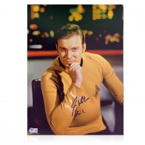 William Shatner Signed Star Trek Photo: Kirk 