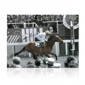 Willie Carson Signed Troy Photo