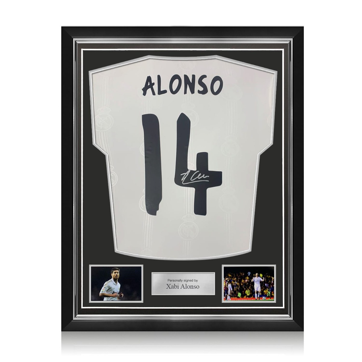 Xabi Alonso Signed Real Madrid 2022-23 Football Shirt. Superior Frame