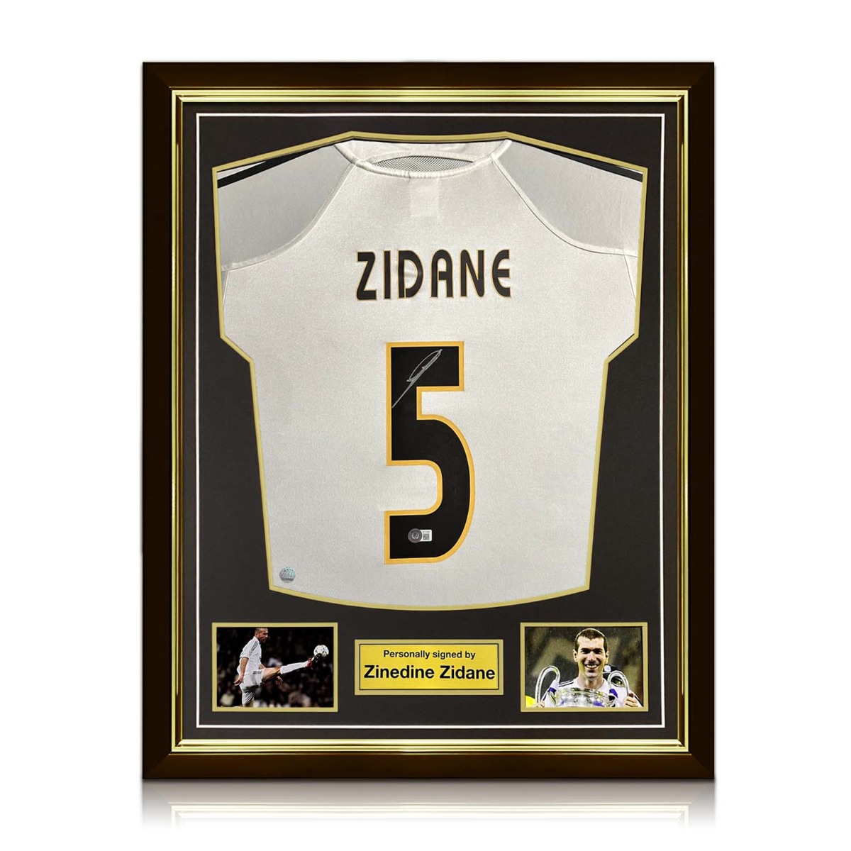 Zinedine zidane shop signed shirt