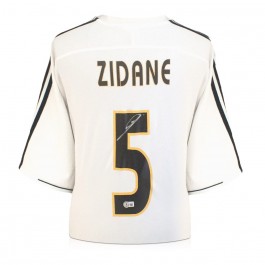 Zinedine Zidane Signed Real Madrid 2003-04 Home Football Shirt