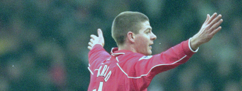 Signed Steven Gerrard Liverpool FC Framed Print Display Limited Edition 