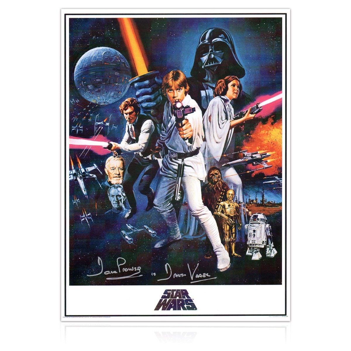 Darth Vader (Dave Prowse) Signed Star Wars Poster 